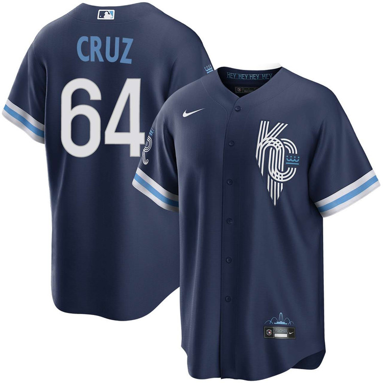 Steven Cruz Kansas City Royals City Connect Jersey by NIKE
