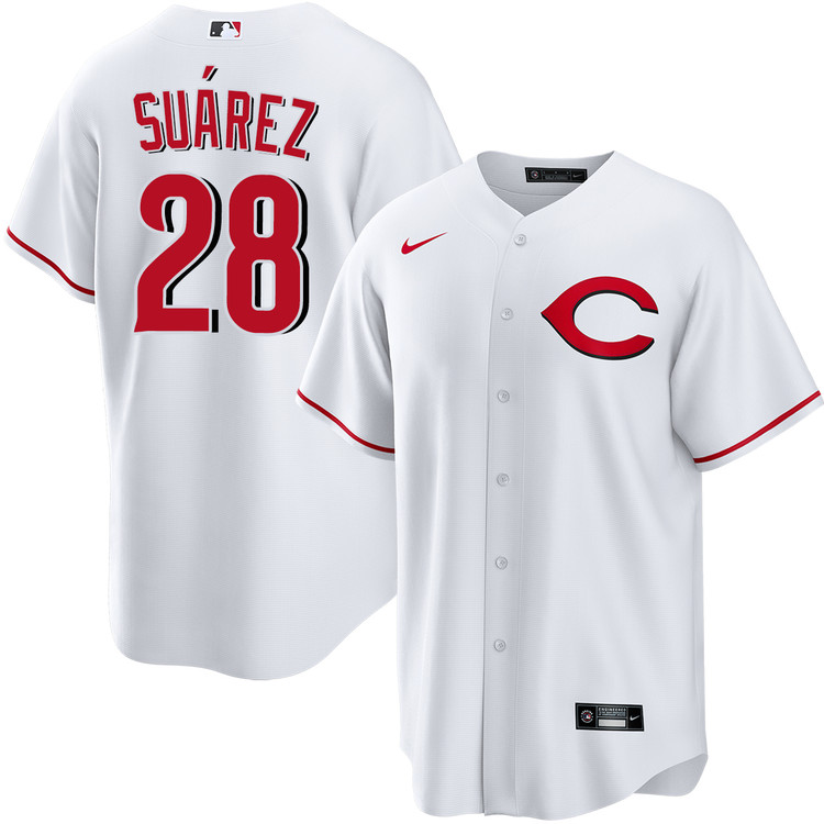 Eugenio Suárez Cincinnati Reds Alternate White Jersey by NIKE