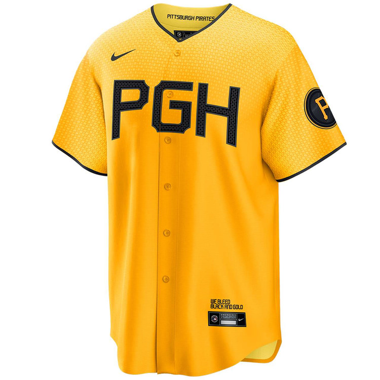 Jhostynxon Garcia Pittsburgh Pirates City Connect Jersey by NIKE