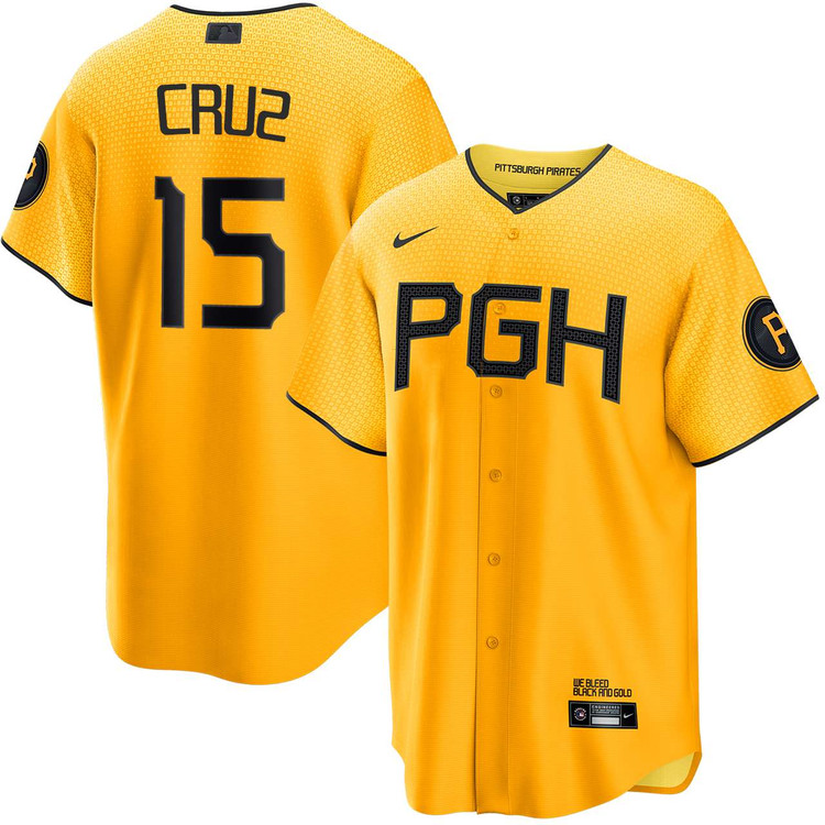 Oneil Cruz Pittsburgh Pirates City Connect Jersey by NIKE