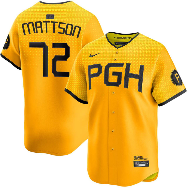 Isaac Mattson Pittsburgh Pirates City Connect Limited Jersey by