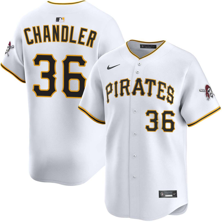 Bubba Chandler Pittsburgh Pirates Home Limited Jersey by NIKE