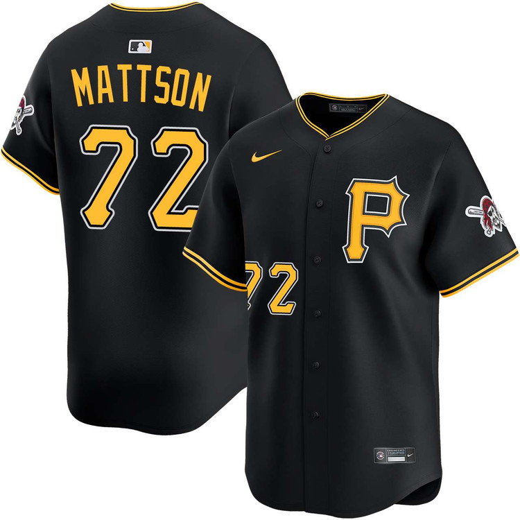 Isaac Mattson Pittsburgh Pirates Alternate Limited Jersey by NIKE