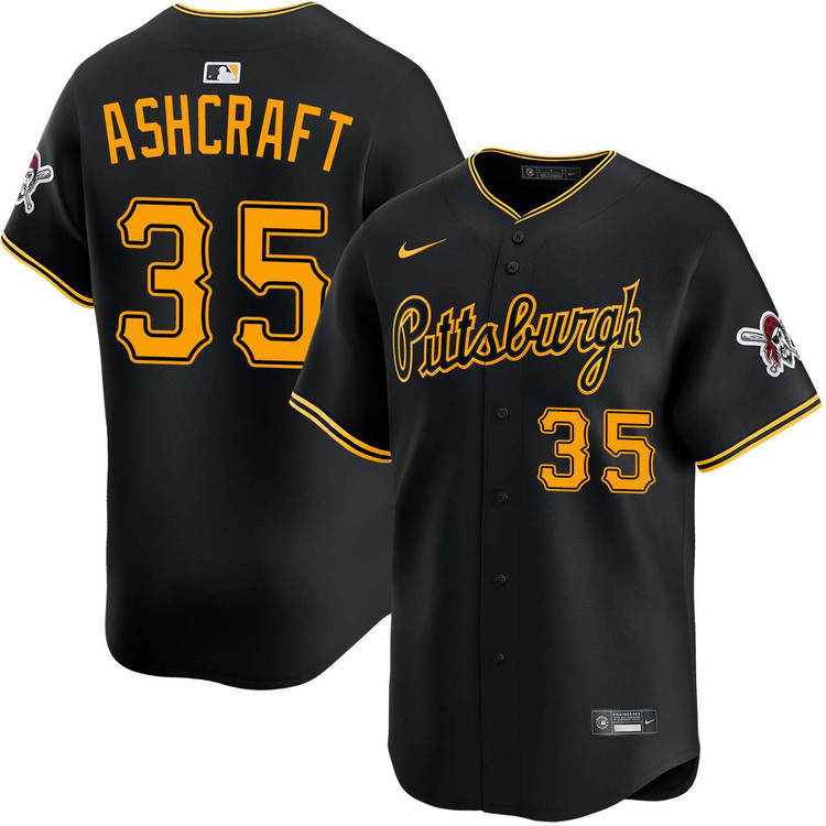 Braxton Ashcraft Pittsburgh Pirates Alternate Road Limited Jersey