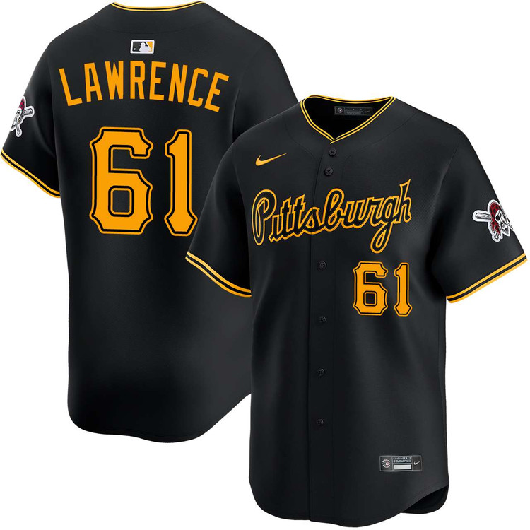 Justin Lawrence Pittsburgh Pirates Alternate Road Limited Jersey
