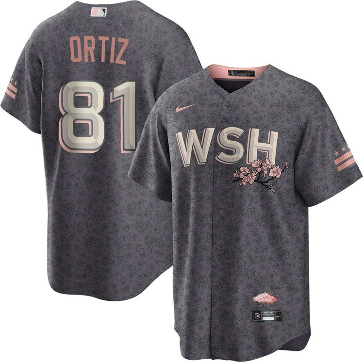 Abimelec Ortiz Washington Nationals Cherry Blossom City Connect