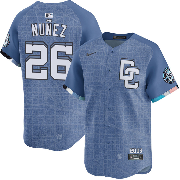 Nasim Nuñez Washington Nationals City Connect Limited Jersey by