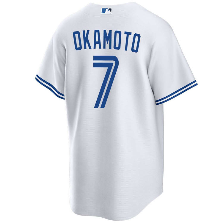 Kazuma Okamoto Toronto Blue Jays Home Jersey by NIKE® | Official MLB®