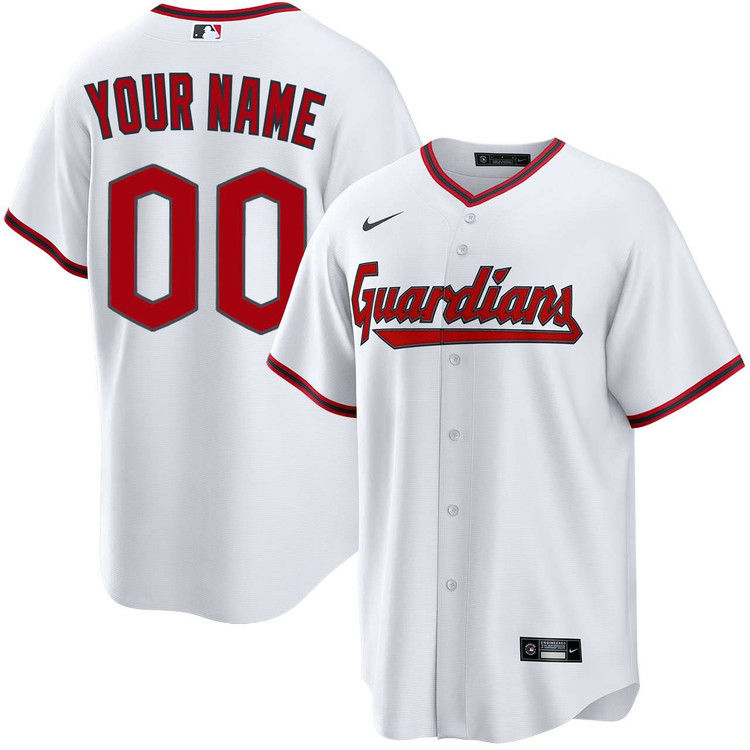 Nike MLB Cleveland Guardians ユニフォーム M Cleveland Guardians Personalized Home Jersey by NIKE® | Official MLB