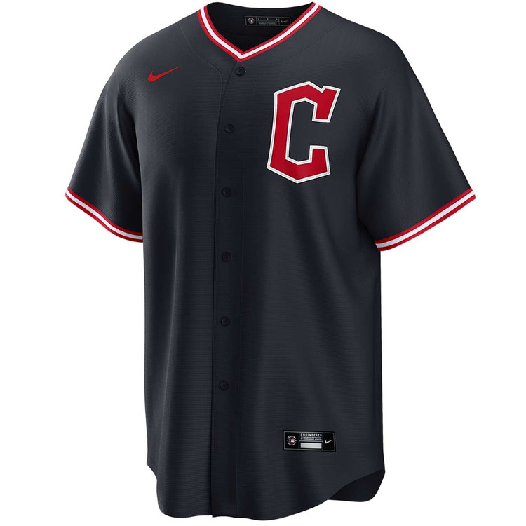 Cleveland Guardians Alternate Navy Jersey by NIKE® | Official MLB