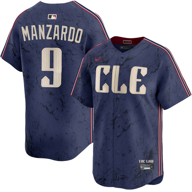 ナイキ　MLB クリーブランドガーディアンズ　レプリカジャージ Kyle Manzardo Cleveland Guardians City Connect Limited Jersey by