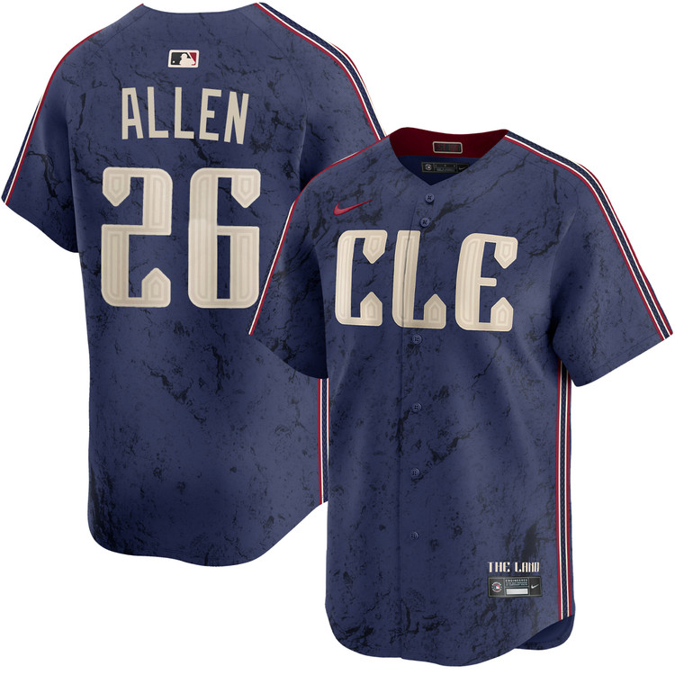 Logan Allen Cleveland Guardians City Connect Limited Jersey by