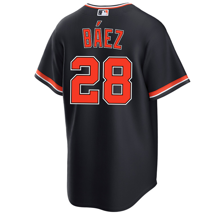 Javier Báez Detroit Tigers Alternate Navy Jersey by NIKE