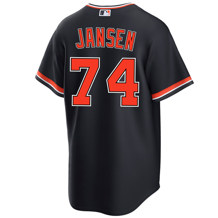 Kenley Jansen Detroit Tigers Alternate Navy Jersey by NIKE
