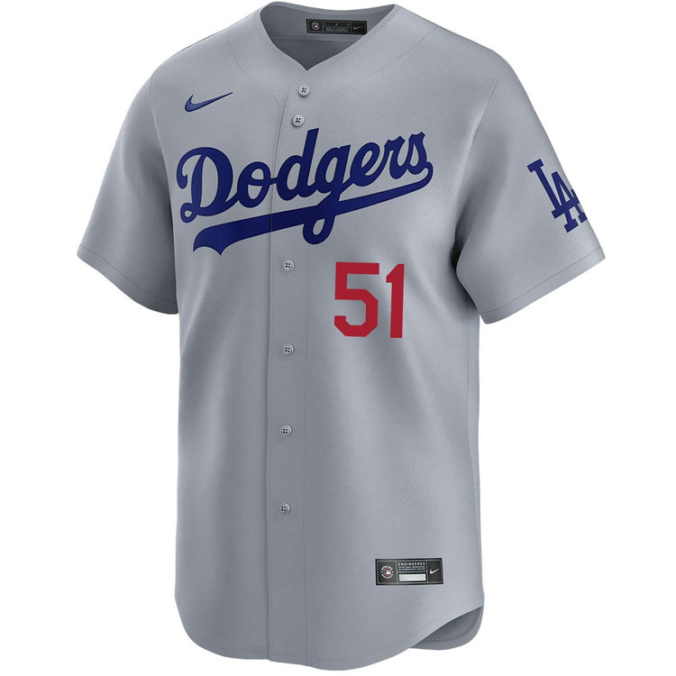Alex Vesia Los Angeles Dodgers Road Stadium Jersey by NIKE