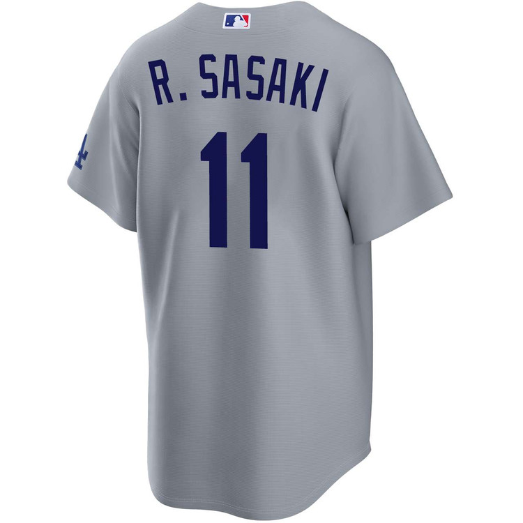 Roki Sasaki Los Angeles Dodgers Road Stadium Jersey by NIKE