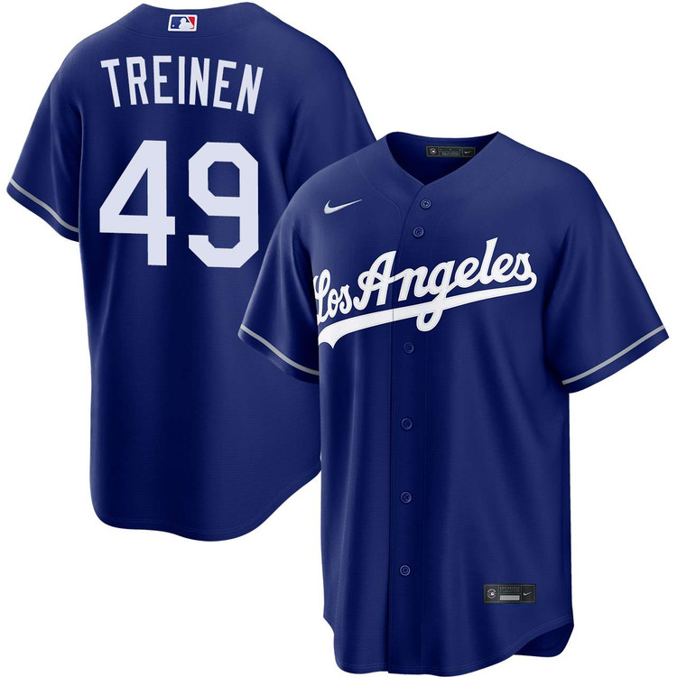 Blake Treinen Los Angeles Dodgers 2026 Alternate Royal Jersey by