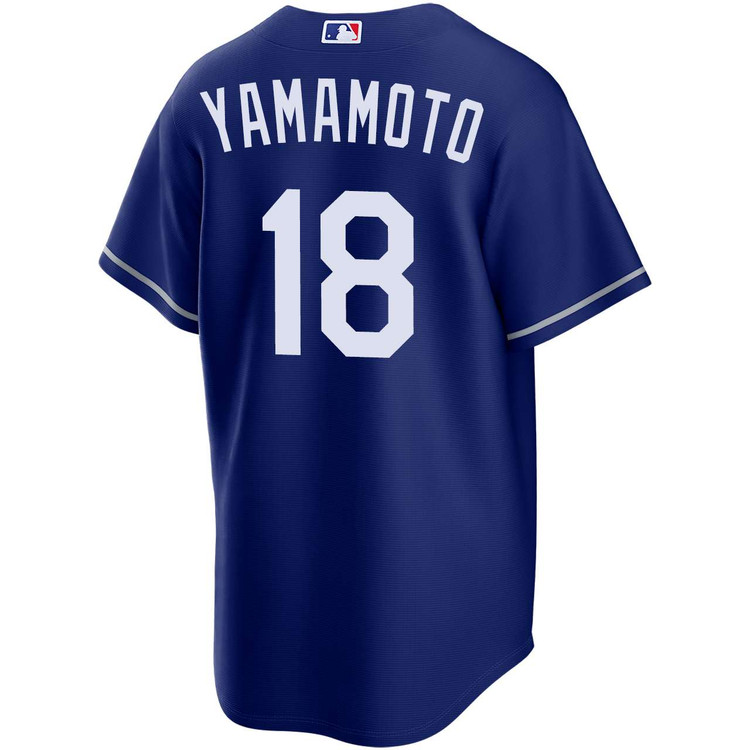 Yoshinobu Yamamoto Los Angeles Dodgers 2026 Alternate Royal Jersey