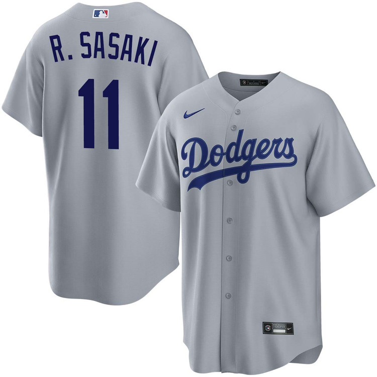 Roki Sasaki Los Angeles Dodgers 2026 Road Jersey by NIKE