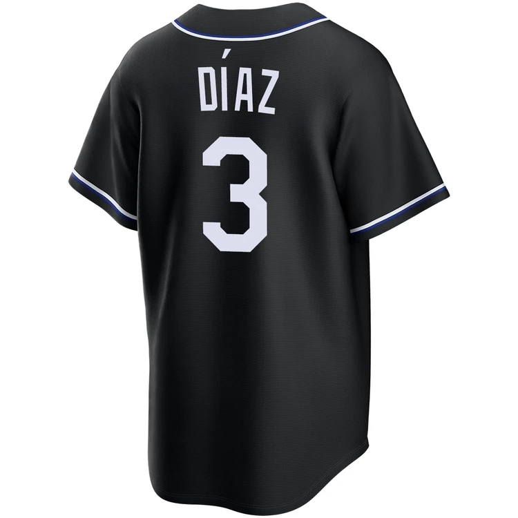 Edwin Díaz Los Angeles Dodgers Black Carbon Jersey by NIKE