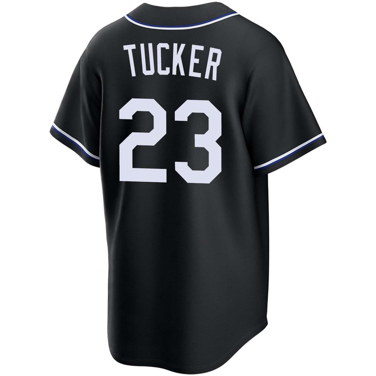 Kyle Tucker Los Angeles Dodgers Black Carbon Jersey by NIKE