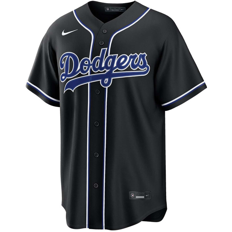 Landon Knack Los Angeles Dodgers Black Carbon Jersey by NIKE