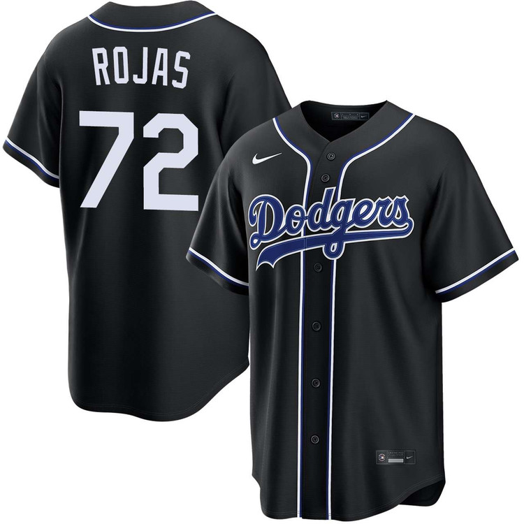 Miguel Rojas Los Angeles Dodgers Black Carbon Jersey by NIKE
