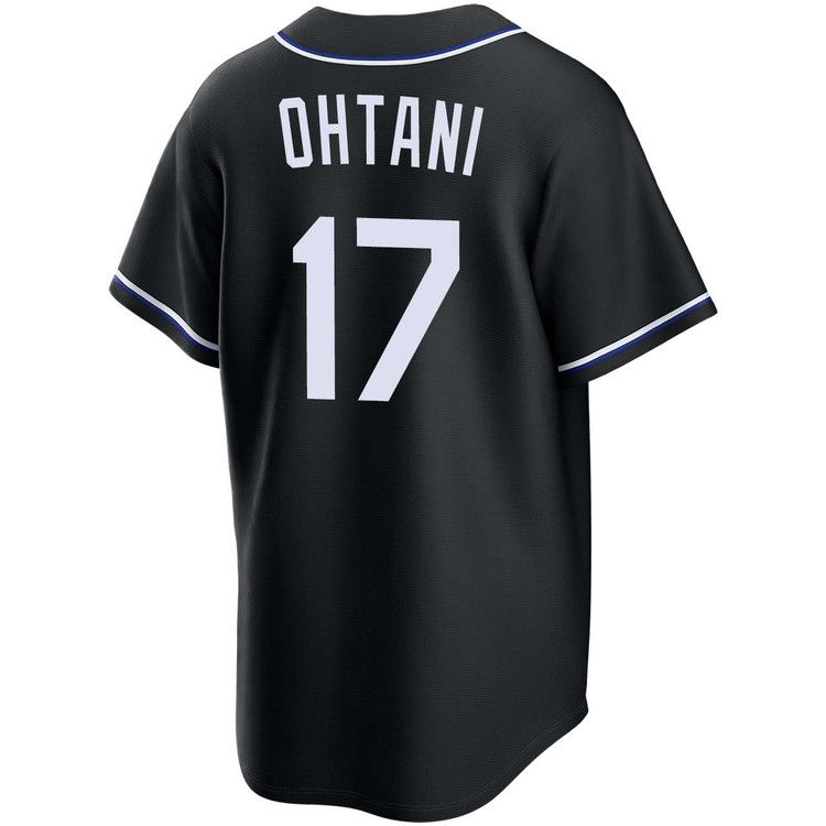 Shohei Ohtani Los Angeles Dodgers Black Carbon Jersey by NIKE