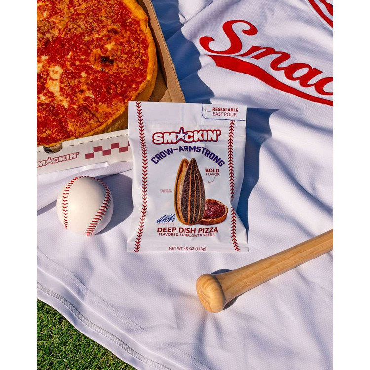 Pete Crow-Armstrong Deep Dish Pizza Sunflower Seeds by Smackin
