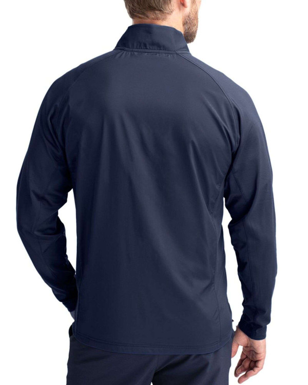 Seattle Mariners Navy Blue Adapt Soft Knit Stretch Hybrid Full Zip
