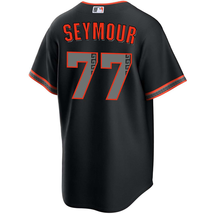Carson Seymour San Francisco Giants Alternate Black Gigantes
