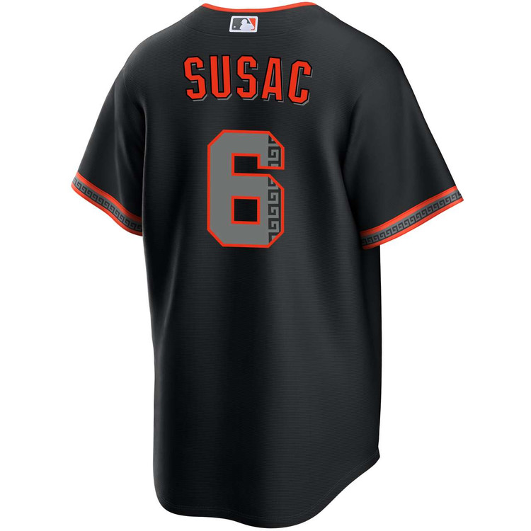 Daniel Susac San Francisco Giants Alternate Black Gigantes Jersey