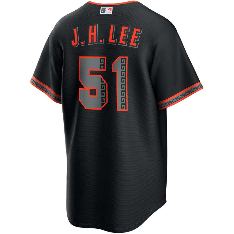 Jung Hoo Lee San Francisco Giants Alternate Black Gigantes Jersey