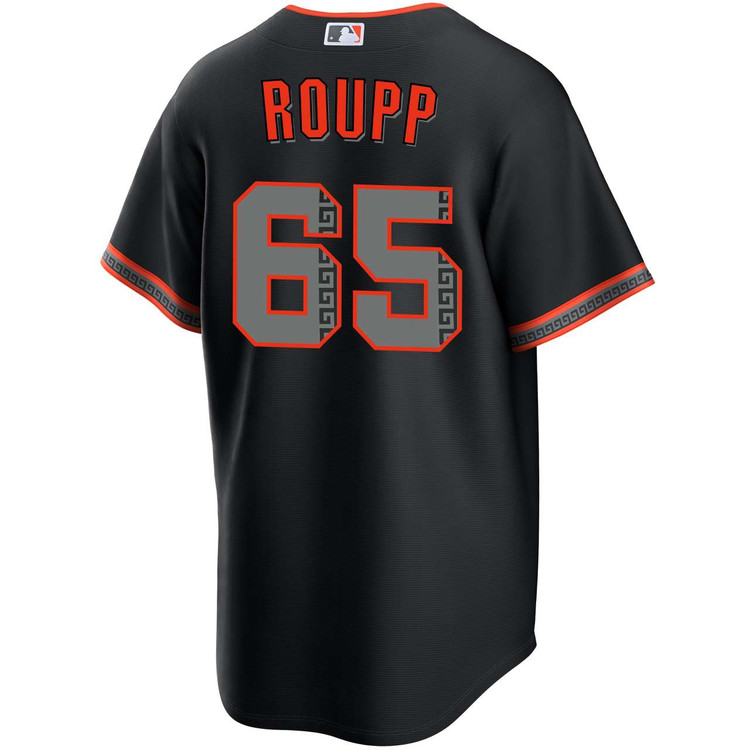 Landen Roupp San Francisco Giants Alternate Black Gigantes Jersey