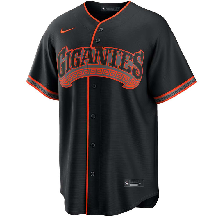 Landen Roupp San Francisco Giants Alternate Black Gigantes Jersey