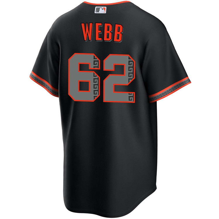 Logan Webb San Francisco Giants Alternate Black Gigantes Jersey by