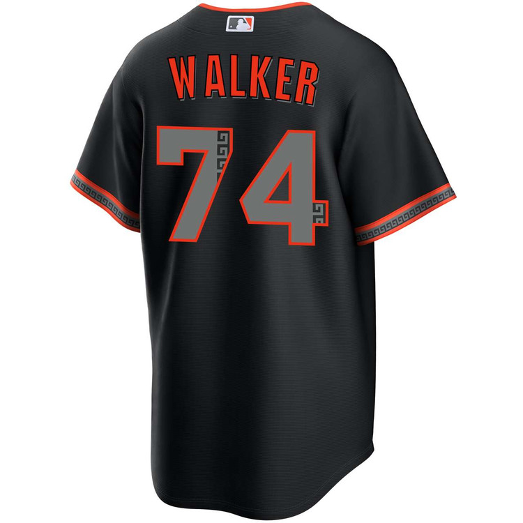Ryan Walker San Francisco Giants Alternate Black Gigantes Jersey