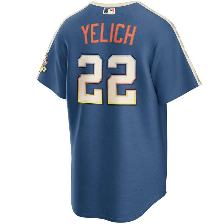 Christian Yelich Milwaukee Brewers Mineral Blue 2026 City Connect