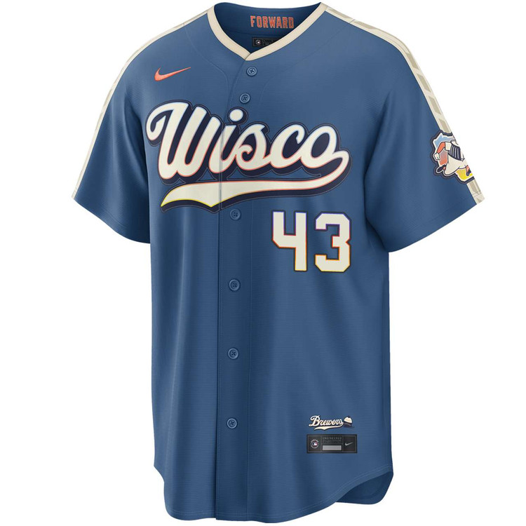 Logan Henderson Milwaukee Brewers Mineral Blue 2026 City Connect