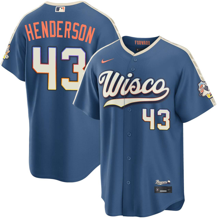 Logan Henderson Milwaukee Brewers Mineral Blue 2026 City Connect