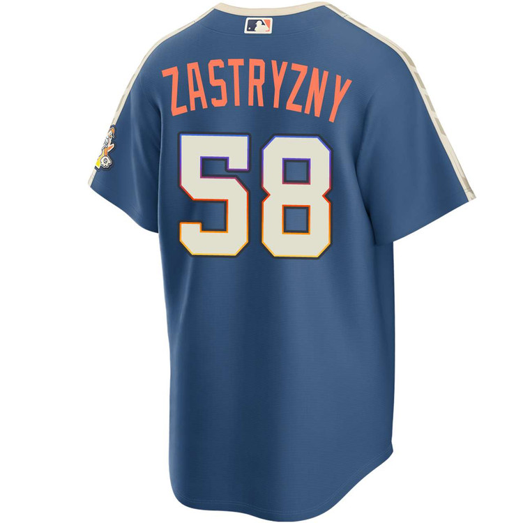Rob Zastryzny Milwaukee Brewers Mineral Blue 2026 City Connect