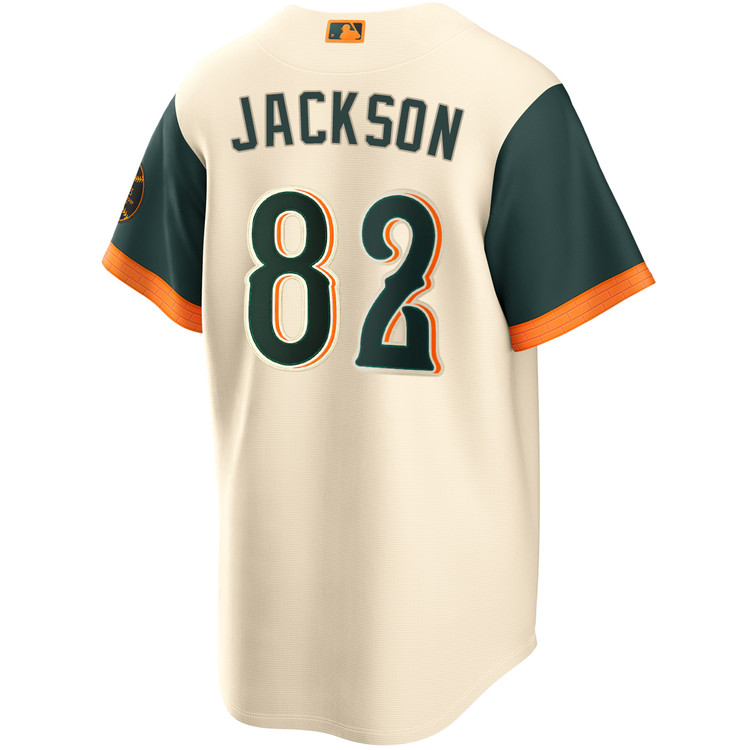 【B〜C】マイナーリーグ ジャクソンジェネラルズ ユニフォーム ゲームシャツ Jeremiah Jackson Baltimore Orioles Cream 2026 City Connect Jersey