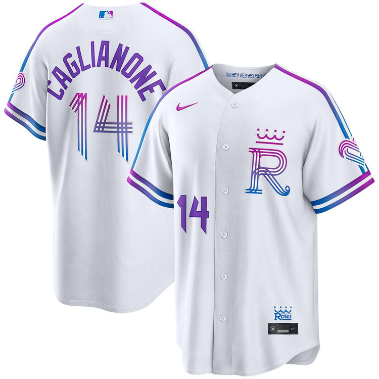 Jac Caglianone Kansas City Royals White 2026 City Connect Jersey