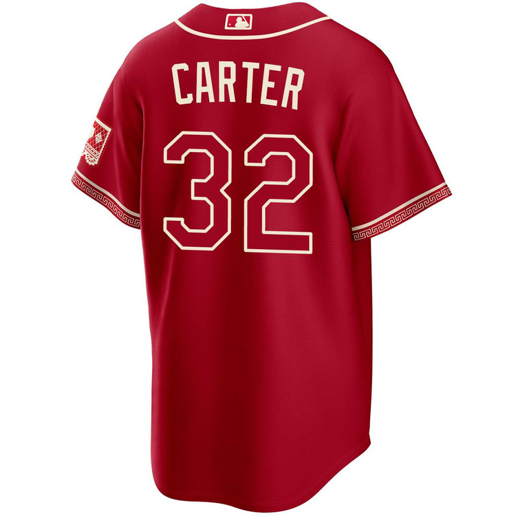 Evan Carter Texas Rangers Red 2026 City Connect Jersey by NIKE