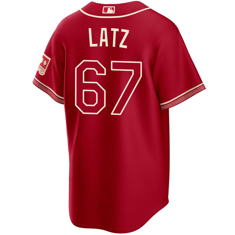 レイドジャパン　ユニフォーム Jacob Latz Texas Rangers Red 2026 City Connect Jersey by NIKE