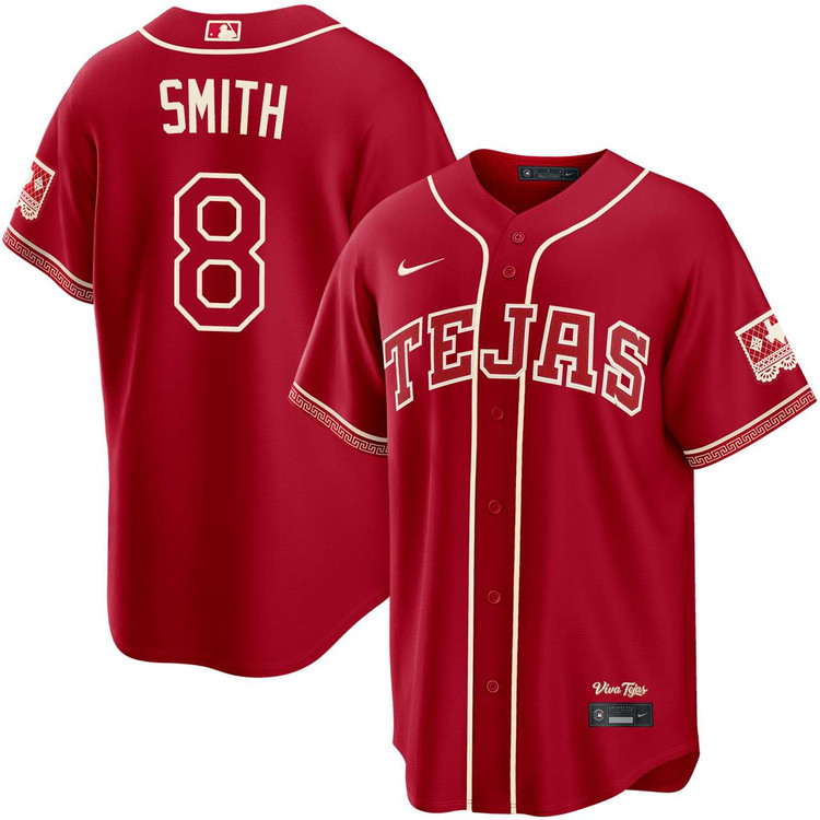 Texas Rangers ベースボールシャツ ユニフォーム Josh Smith Texas Rangers Red 2026 City Connect Jersey by NIKE