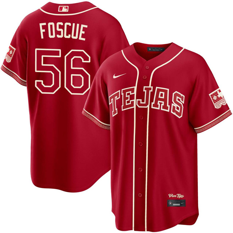  Rangers FC ユニフォーム Mサイズ Justin Foscue Texas Rangers Red 2026 City Connect Jersey by NIKE