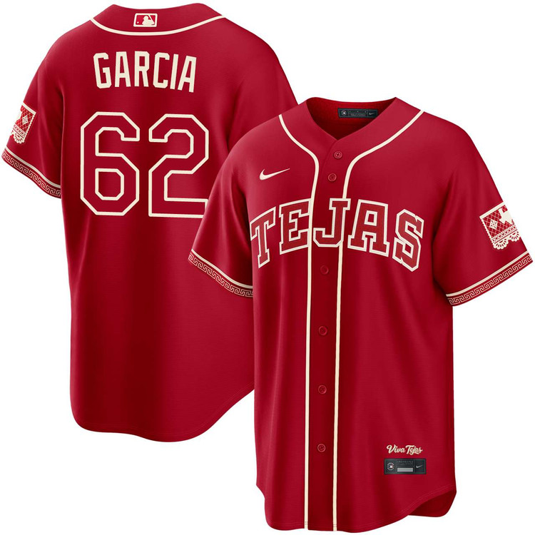 Robert Garcia Texas Rangers Red 2026 City Connect Jersey by NIKE