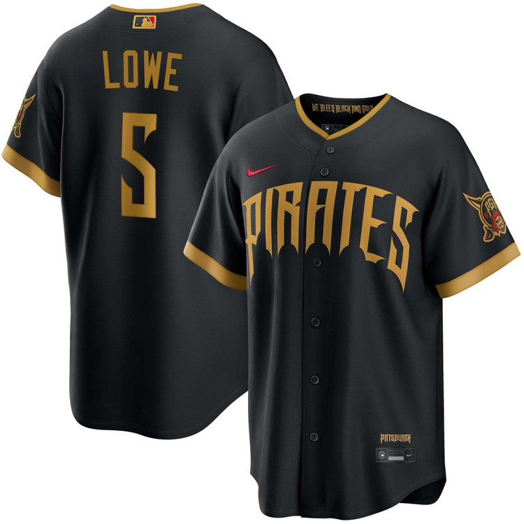 Brandon Lowe Pittsburgh Pirates Black 2026 City Connect Stadium