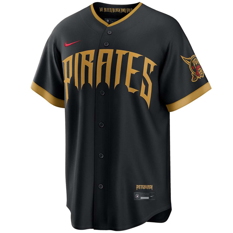 Spencer Horwitz Pittsburgh Pirates Black 2026 City Connect Stadium
